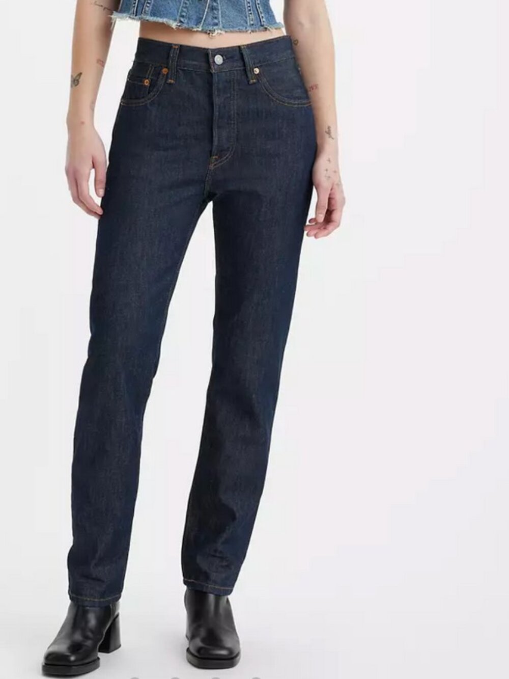 Levi's 501® Original Fit Women's Jeans, Dark Wash, 26x30